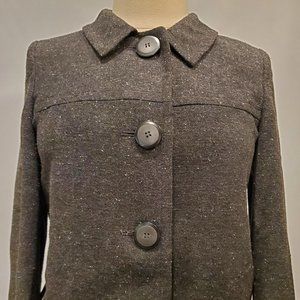 Styles & Co Black Tweed Career Jacket Size 12